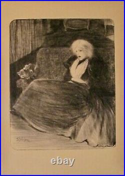 1896 Original Belle Epoque French Print, Chanson Frele, Music Sheet, RARE