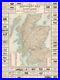 1902 Whiskey Scotch Alcohol Distillery Map of Scotland Poster Print