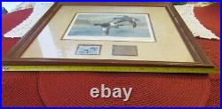 1978 Federal Gold Duck Stamp Print, Matted & Framed by Les Kouba Artist's Proof