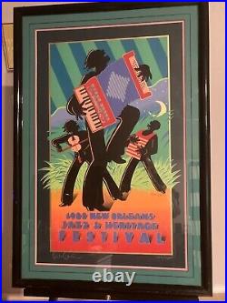 1988 New Orleans Jazz Fest. Artist signed and numbered by Kevin Combs