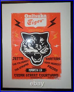 2014 Onitsuka Tiger poster Jetta, Skaters, Nina Nesbitt. SXSW Cedar Street