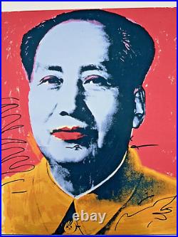 After Andy Warhol Offset Screen-print Lithograph Poster Mao Pop Art New York Wow