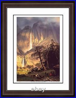 Albert Bierstadt Cho-Looke The Yesemite Falls 1864 Print Hudson River School