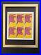 Andy Warhol Vintage 1984 Cows Print Signed Mounted and Framed