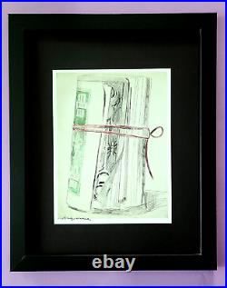Andy Warhol Vintage 1984 Dollar Bills Print Signed Mounted and Framed