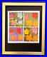 Andy Warhol Vintage 1984 Flowers Print Signed Mounted and Framed