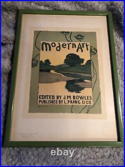 Arthur W. Dow Modern Art Masters of Poster PL. 36 1896 on Japan Paper