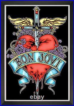 Bon Jovi Bad Medicine Framed Art Reprint