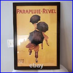 Cappiello PARAPLUIE REVEL Fine Art Lithograph Framed Poster 24× 36