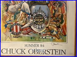 Chuck Oberstein Summer 84 Color Lithograph Poster Signed