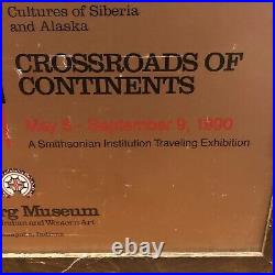 Crossroads of Continents Cultures of Siberia Eiteljorg Museum Exhibit Poster