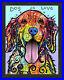 Dean Russo'Dog is Love' Textured Giclee Print Vibrant Animal Art for Dog Love