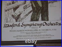 Ernest Bloch! 3 Vtg 1980 Stanford Symphony Concert Posters! Toth, Baller, Cohen