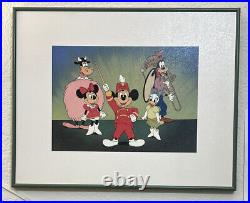 Framed Poster Art Print Mickey Mouse 16x20 Vintage VERY RARE Kids Room Art