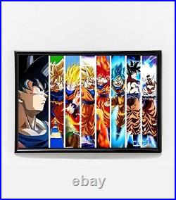 Goku All Forms Transformations Framed Anime Poster Dragon Ball Z NEW USA