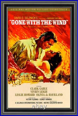 Gone With The Wind Framed Classic Movie Poster Reprint