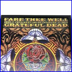 Grateful Dead Fare Thee Well GD50 Glass Art Print Michael Everett 3D Lenticular