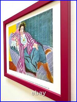 Henri Matisse Rare Vtg 1992 Framed Moma Offset Lithograph Print Odalisque 1937