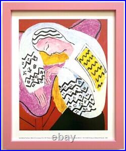Henri Matisse Rare Vtg 1992 Framed Moma Offset Lithograph Print The Dream 1939