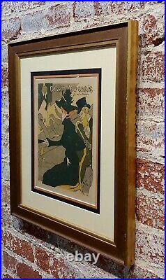 Henry de Toulouse-Lautrec -Divan Japonais -Original 1895 Lithograph
