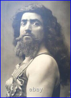 Herman Mishkin Lithograph Art Framed Charles Dalmores in Samson & Delilah Opera