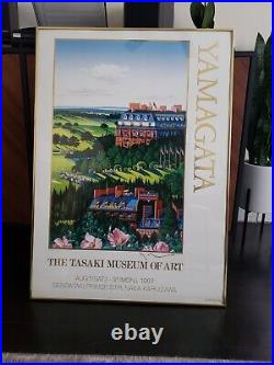 Hiro Yamagata The Tasaki Museum of Art Country Club Poster, Signed, Framed