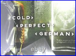 JAGERMEISTER Cold Perfect German Signed Original Advertisng Poster NADJA AUERMAN