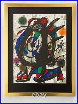 Joan Miró Original Lithography I from Maeght 1981 + List
