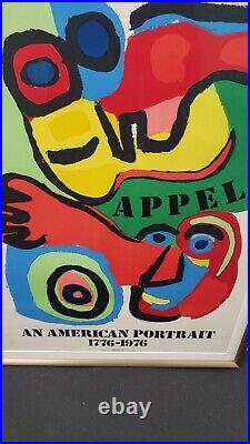 Karel Appel Rare Vintage 1964 MID Century Newly Framed Silkscreen Art Print