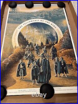 LOTR Fellowship of the Ring Limited Screen Print Art Film Poster 187/225 24x36