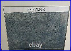 Ledannois Galerie Melki 1977 Exhibition Serigraph abstract composition 4 VINTAGE