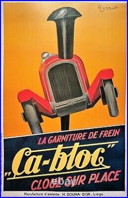 Leonetto Cappiello Ca-Bloc Advertising Poster Print Custom Framed