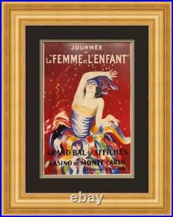 Leonetto Cappiello Journee La Femme Advertising Poster Print Custom Framed