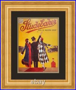 Leonetto Cappiello Studebaker Advertising Poster Print Custom Framed