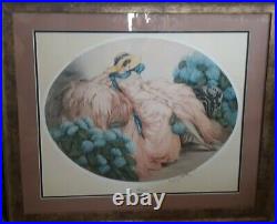 Louis Icart Hortense print reproduction of vintage artwork from 1929