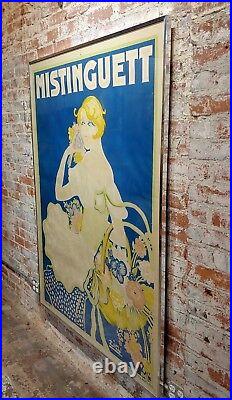 Mistinguett Original 1928 French poster by Zig Louis Gaudin