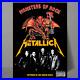 Monsters of Rock Metallica Vintage Concert Poster Rare Collectible Memorabilia