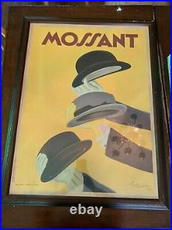 Mossant European Vintage Art Poster Framed by Leonetto Cappiello