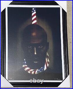 NEW BLACK FRAMED'BLACK MAN IN AMERICA' 27 x 35 Inches Poster Print Wall Art