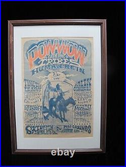 POW WOW Gathering of the Tribes HUMAN BE IN Berkeley 1967 Rick Griffin Poster
