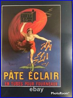 Pate Eclair L. Cappiello Signed Poster Reprint 13x17