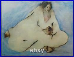 R C Gorman Poster Mother&Child Hand Signed by RC Gorman framed GALLERY Poster