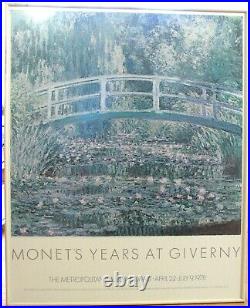 Renoir 1986 & Monet's 1978 Years at Giverny Metropolitan Museum of Art Posters
