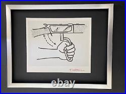Roy Lichtenstein Vintage 1970 Signed Mounted & Framed Offset Lithograph