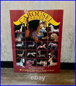 The David Wierdsma Collection Carousel Menagerie Poster 18 x 24 Vintage