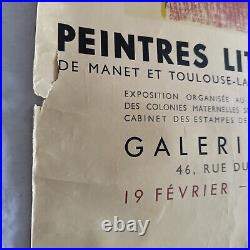 Toulouse-Lautrec Exhibit Poster 1954 Le Missionnaire Penn Print Rolled 20x30