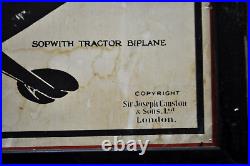 Vintage 1915 German & British Aircraft Public Warning Litho WWI War Poster Print
