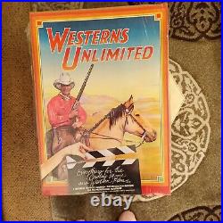 Vintage 1980 Westerns Unlimited Monte Dolack ORIGINAL SIGNED Poster Rare