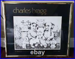 Vintage Charles Bragg PERFECT COUPLE Print Aaron Brothers 35th Anniversary 1981
