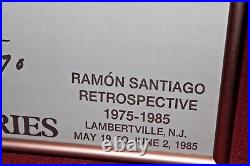 Vintage Ramon Santiago Gallery Poster Avanti Galleries Lambertville NJ 1985